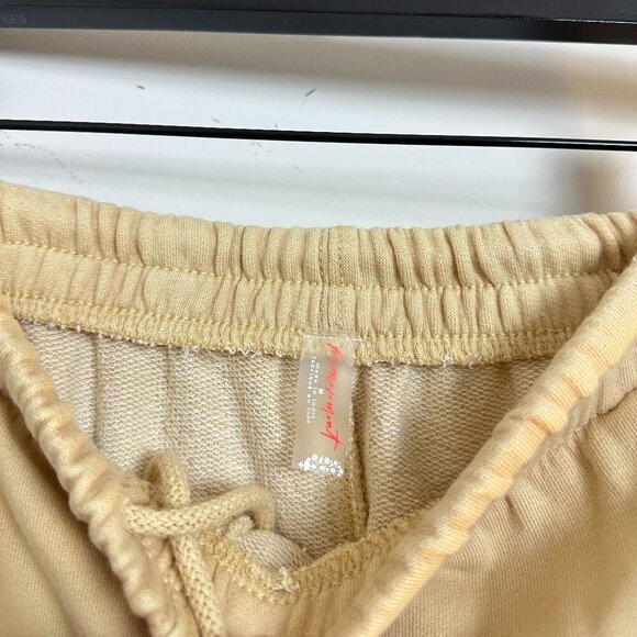 FREE PEOPLE Movement All Star Logo Pants in Pink Sand Size Medium - Picture 6 of 12
